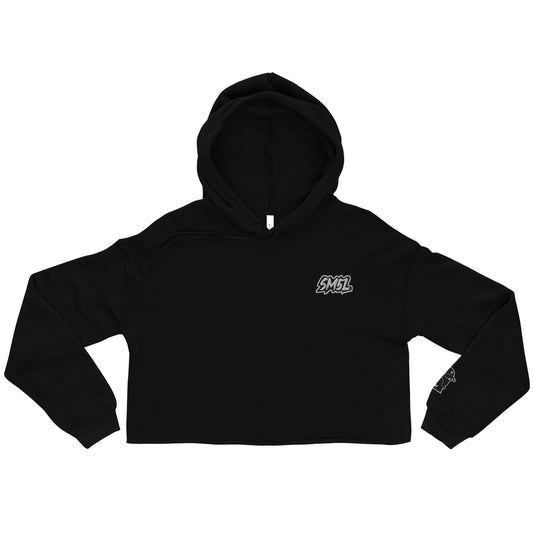 “SM5L” Cropped Hoodie